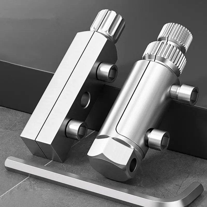 1Set Broken Wire Extractor Threading Tools Faucet Angle Valve Wire Extractor For 4/6 Points Bolt Extractor Plumbing Tool Parts