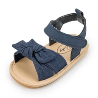 Summer Baby Girl Sandals Cute Bowknot Baby Girls Shoes Toddler Infant Flat Soft-Sole Summer Sandals Non-slip Shoes Crib 5