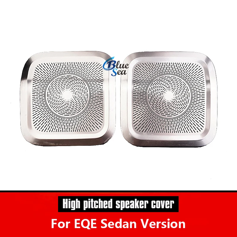 For Mercedes Benz V295 EQE 350 2022+ Stainless Steel Audio Speaker Door Panel Loudspeaker Cover Trim Interior Accessories