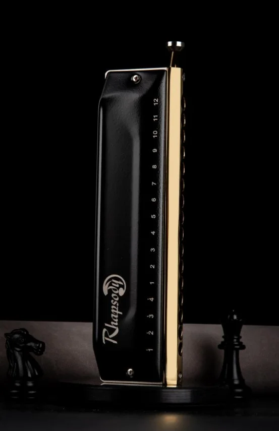 East top new chromatic ABS comb harmonica,Rhapsody,16hole 64tone mouth organ,,professional harmonica for player,gift