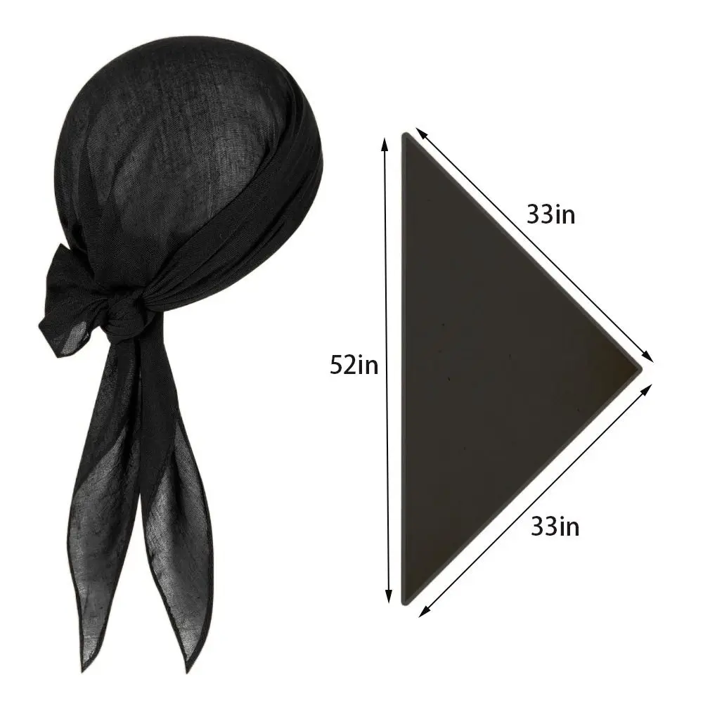 Party Hat Yacht Captain Hat 2Pcs/set Captain Jack Sparrow Halloween Festival Costume Versatile Party Cosplay Props Hip-hop Pirate Captain Turban