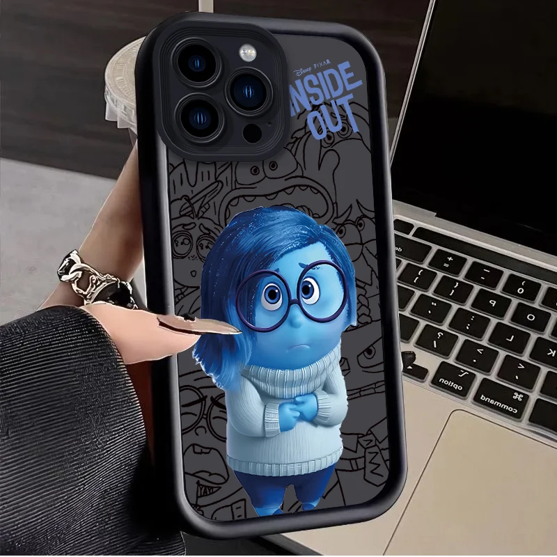 thumbnail image 1 of Disney Inside Out 2 Funda de teléfono para iPhone 15 14 13 12 11 Pro Max XS X XR 8 7 6S 6 Plus SE 2020 Funda de silicona a prueba de golpes, 1 of 4