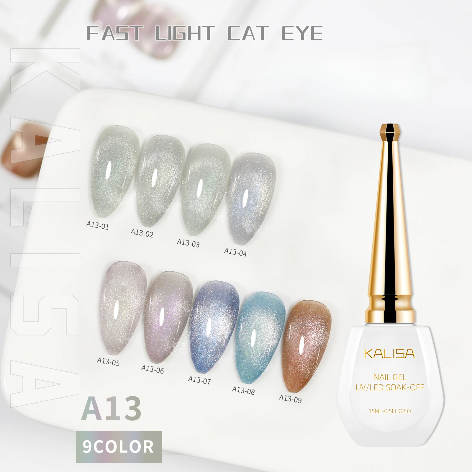 

Aurora Shining Гель-лак для ногтей с эффектом «кошачий глаз», зеленый, синий, фиолетовый, лето-весна, Гель-лак для ногтей, аксессуары для ногтей, Полупостоянный Декор
