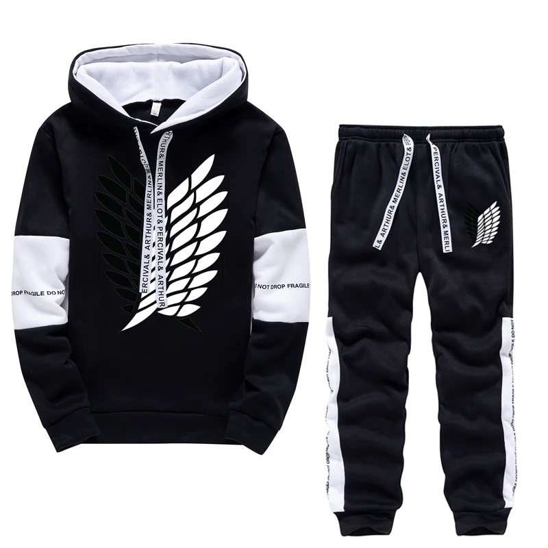Men Tracksuit Two Piece Set Autumn and Winter Pullover Hoodies Sweatshirt+Pants Suit Man Hoodies Set Tracksuit Men Luxury sports suit,tracksuit set,hooded sweatshirts,sweatshirt hoodie,sports set,sweater set,outdoor suit set