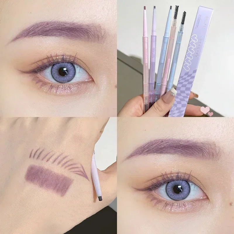 1.5mm Ultra Fine Double-Ended Eyebrow Pencil Waterproof Sweat-proof Long Lasting Professional Eye Makeup For Women Eyebrow Pen_voghion.com