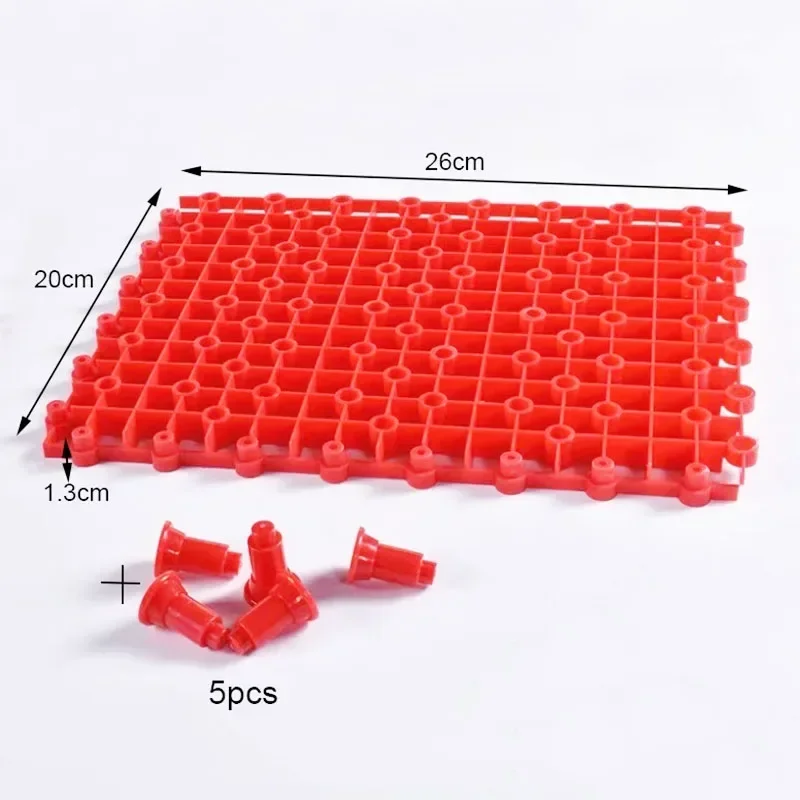 Red with 5pcs Foot