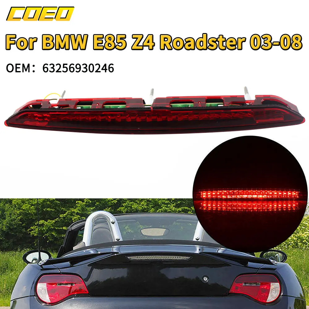 

3 Color LED Car Rear Tail Third Brake Light Stop Light Lamp For BMW Z4 E85 2003-2008 63256917378 63256930246