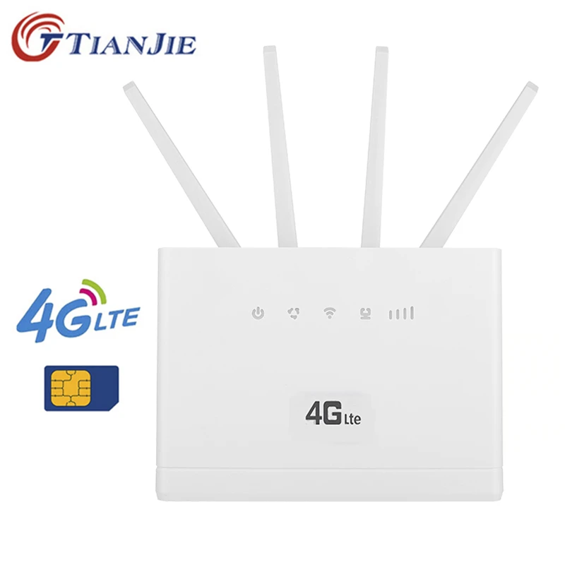 High Speed Cat4 4G Router 300M WIFI 3G GSM Unlock Sim Card Modem Outdoor LTE Wi-Fi Car Networking WAN/LAN RJ45 Cpe Antennas