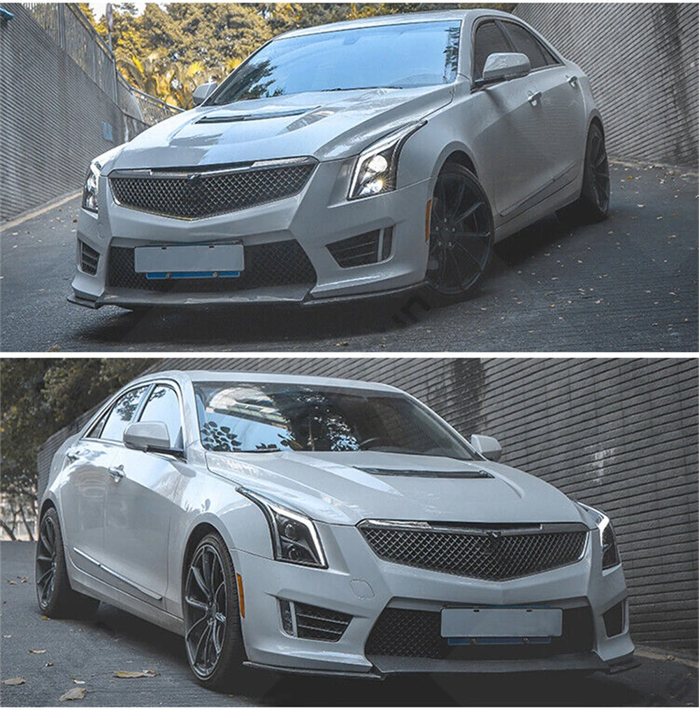 Vinilos De Humo Precortados Para Faros Y Marcadores Laterales Cadillac ATS 2013-2019 - Súper Fáciles De Poner