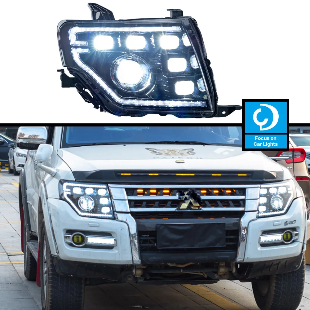 

2 шт., автомобильные передние фары для pajero V97 V93 V95 B87