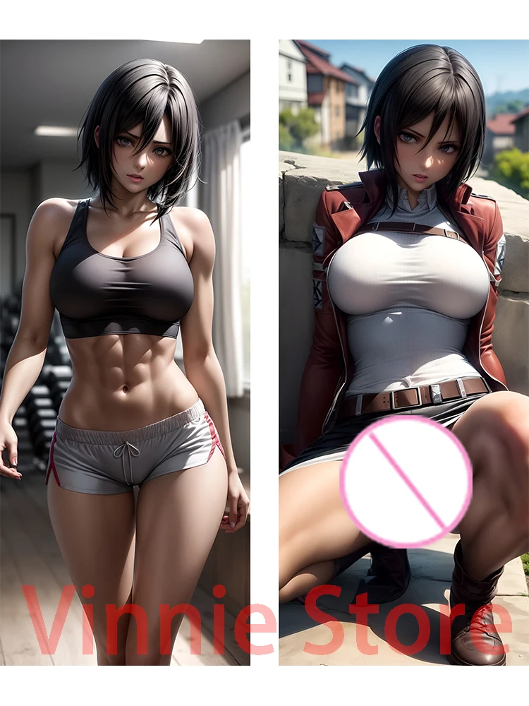 

Dakimakura anime Attack on Titan Frieda Reiss Large Breasts Double-sided Print Life-size body pillows cover Decoration gift