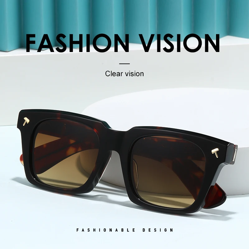 TAG Hezekiah Luxus Marke Sonnenbrille Männer Acetat sonnenbrille Frauen Outdoor Reise Schutz Sonnenschirm Designer QUENTIN1 Sonnenbrille – Detail 1