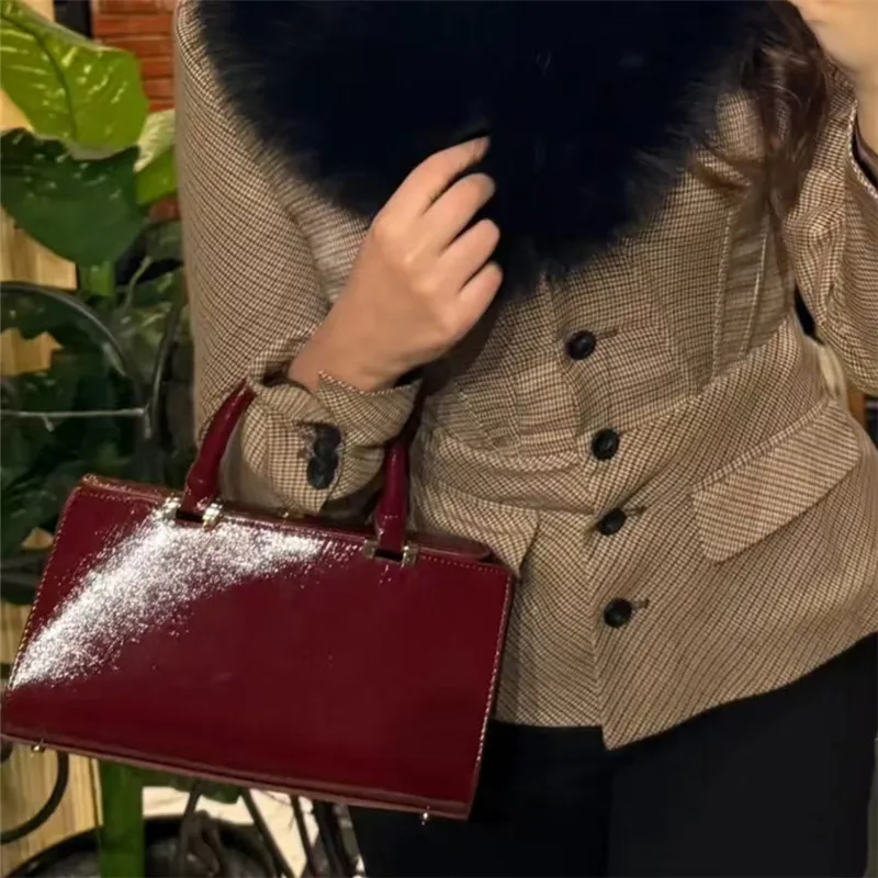 Fashion PU Solid Color Women's Shoulder Bag 2025 Valentine's Day New Square Bag Hot Selling Casual Classic Crossbody Bag