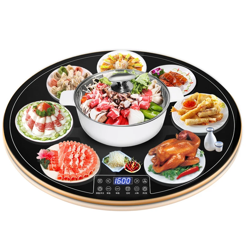 65-120℃ Hot Pot 15mm Warm Cutting Board GR-119 Meal Insulation Board Warming Heating Dining Table for Home Appliances Use 220V