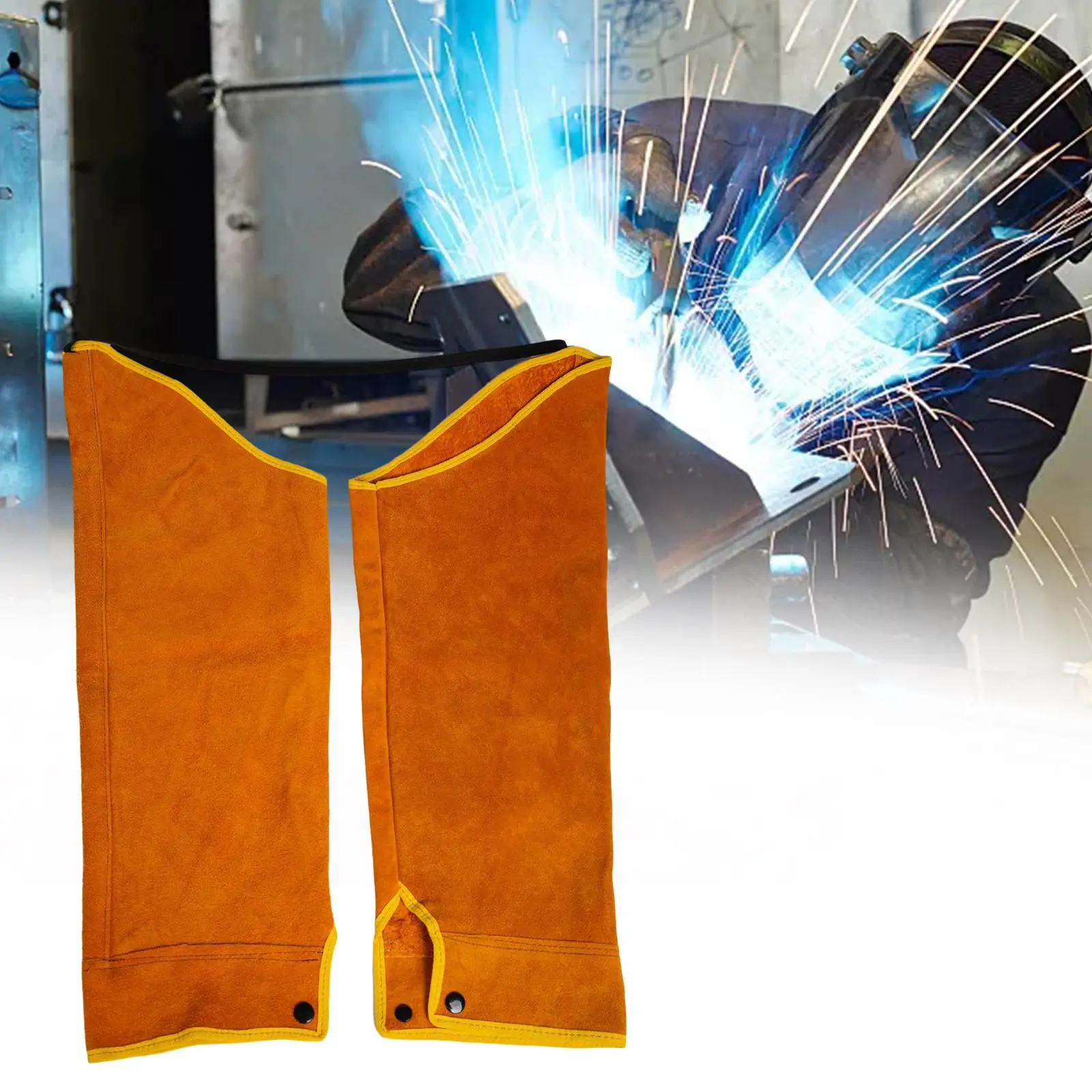 

Welding Sleeves PU Leather Protective Sleeves Gardening Sleeves Labor Sleeves for Gardening Barbecue Farmhouse Factory Fireplace