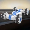 3.7V 220mAh Cartoon Electric Car Toys Anti Crash 4WD Pocket Vehicle Model 25min Working Time Deformation Design for Kid Child 1