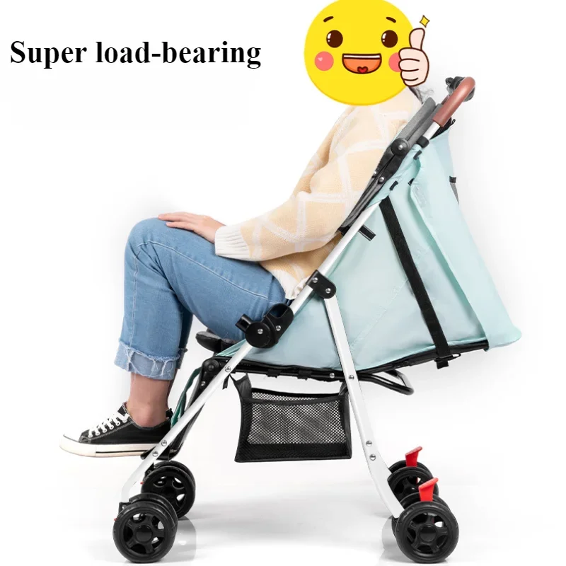 Baby Stroller Sit & Lying Compact & Airplane-Friendly Travel Stroller One Click Folding for Infant