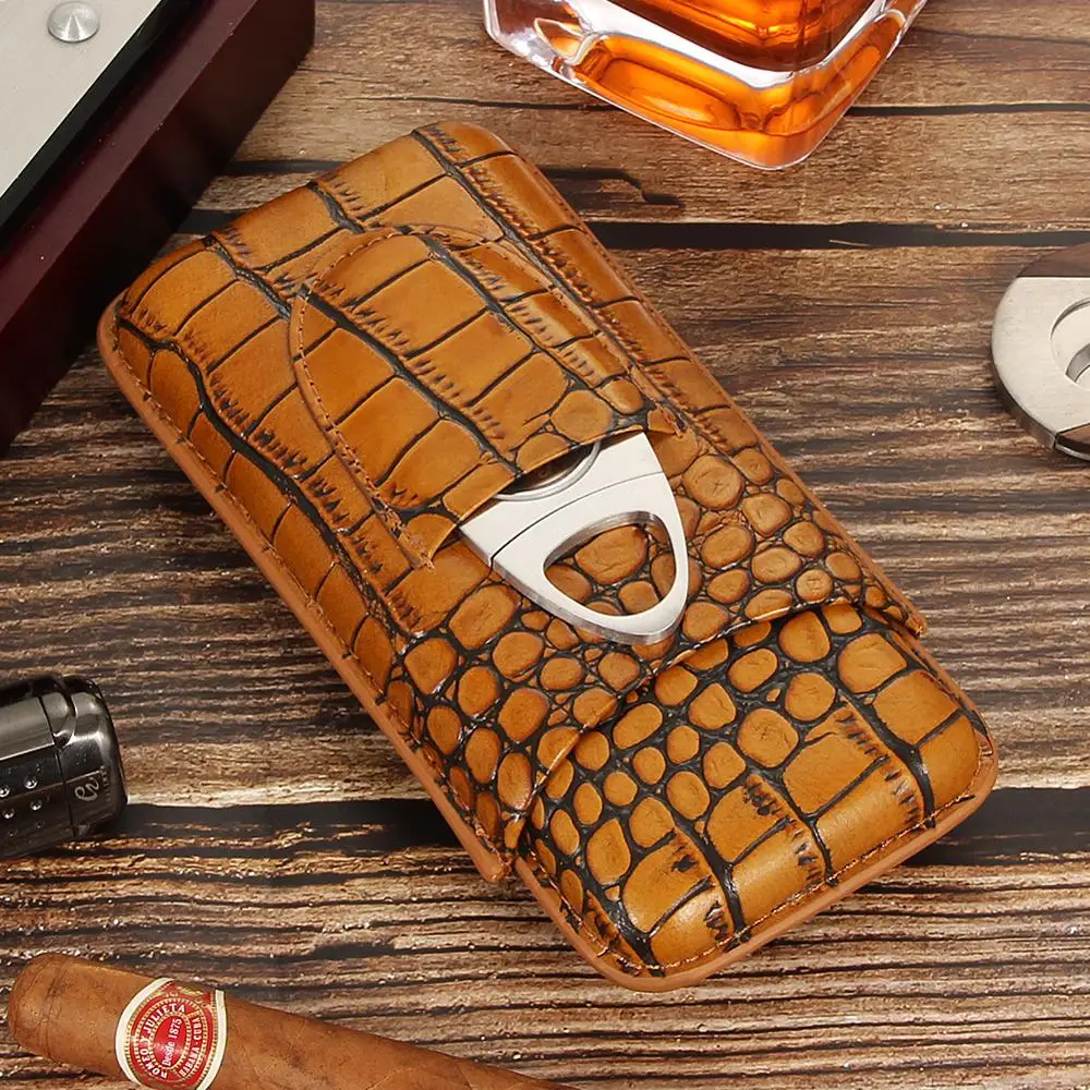 Galiner Coupe-cigare En Métal De Luxe, 2 Tailles, Lames Verrouillées,  Poinçon Intégré, Guillotine Pour Cigares Cohiba - Accessoires Pour Cigare -  AliExpress