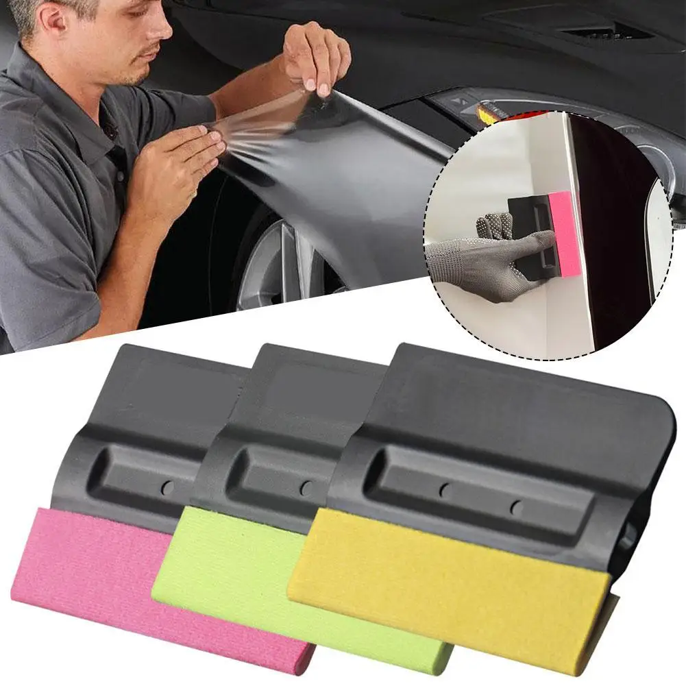 Car Accessories Film Tools Vinyl Film Applicator Magnetic Microfiber Felt Squeegee Car Wrap No Scratch Scraper