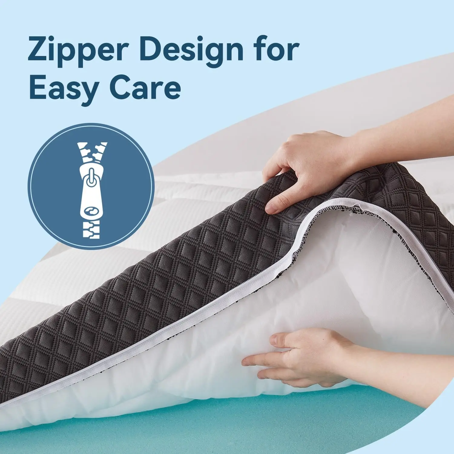 5 inch Full Size Memory Foam Mattress in a Box – Cooling Gel‑Infused Foam, Pressure‑Relief Comfort, Fiberglass-Free