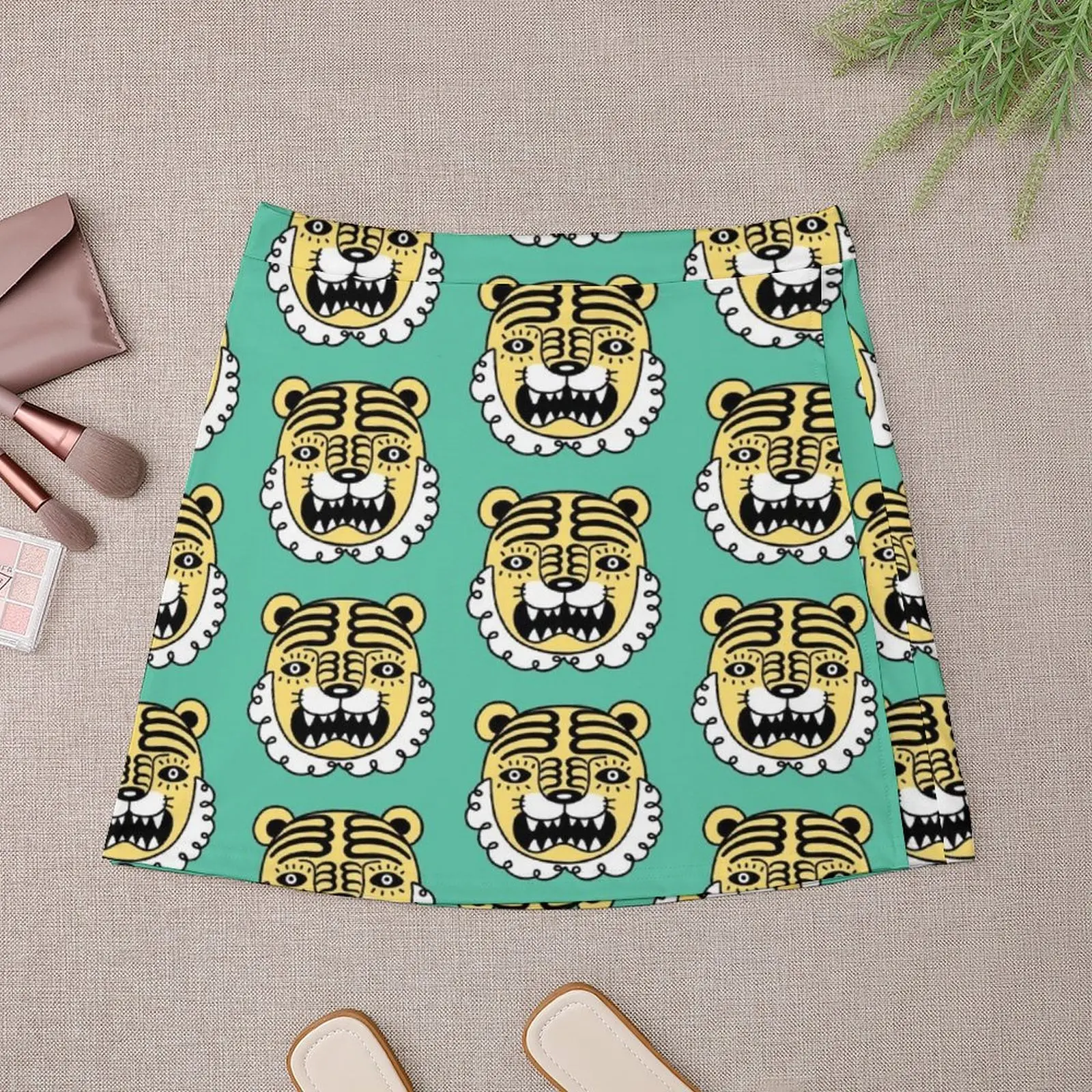 tiger pattern Mini Skirt korean style skirt clothes