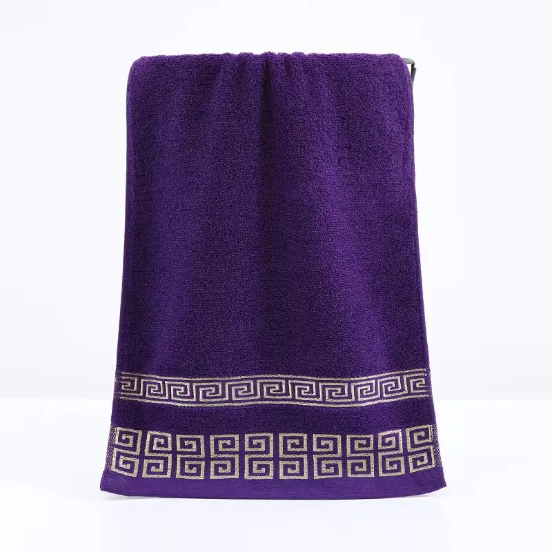 100% Pure Cotton Towel 34x73cm Embroidered Towels  For Adults Quick-Dry Thicken Soft Face Towels Absorbent 6