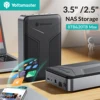 Yottamaster Networkable Attached Cloud NAS HDD Enclosure for 2.5 /3.5 "SATA SSD Network Private Storage Personal Private Cloud