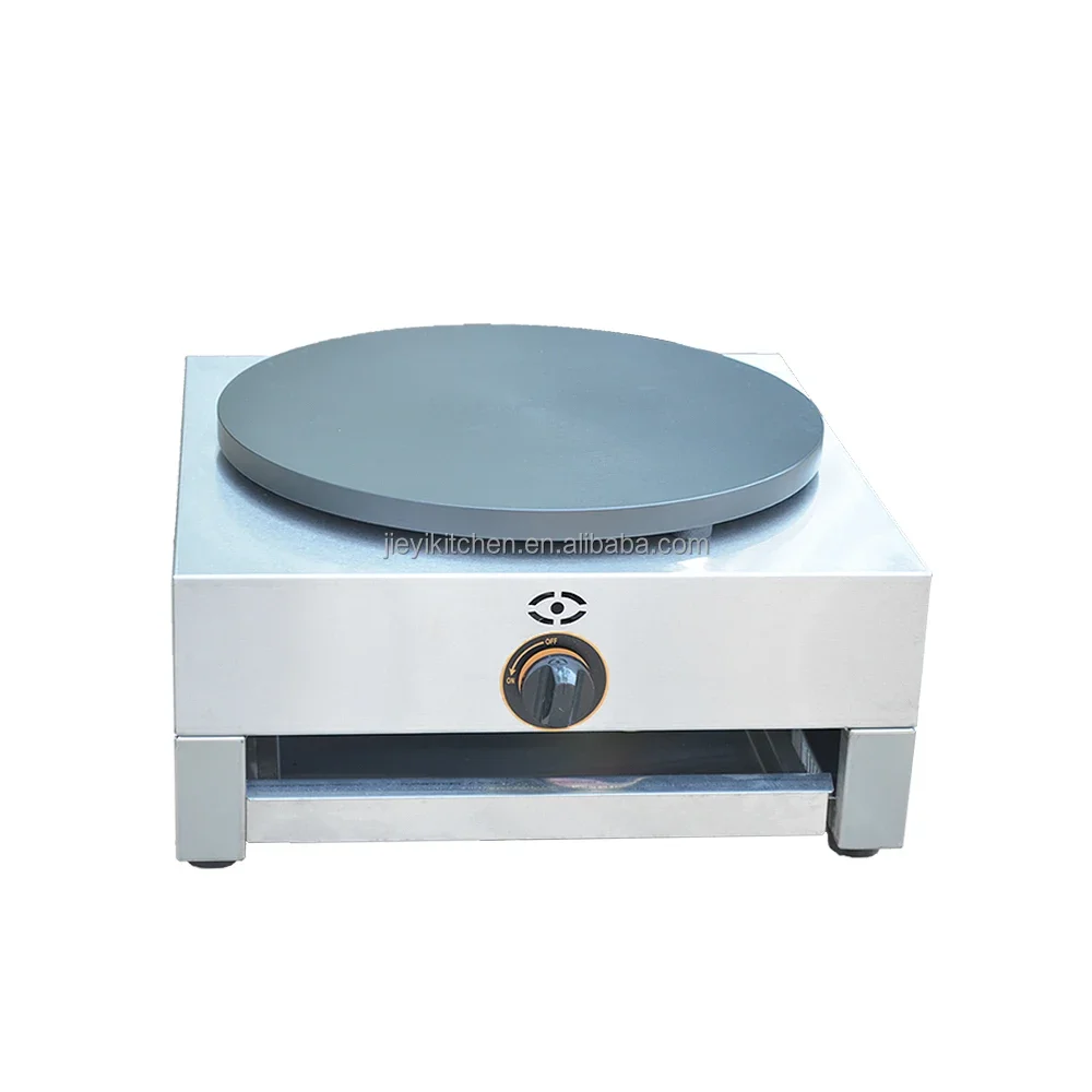 Gas Type Crepe Maker French Crepe Making Machine Pancake Naan Bread Maker With English Manual 5