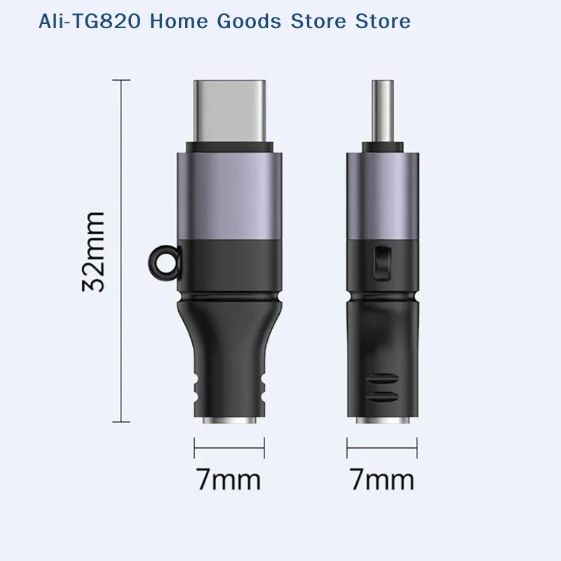 [TG820]타입 C - 3.5MM 잭 헤드폰 AUX 오디오 어댑터 (Phone15/16/17 호환) 화웨이 디지털 DAC 디코더 컨버터
