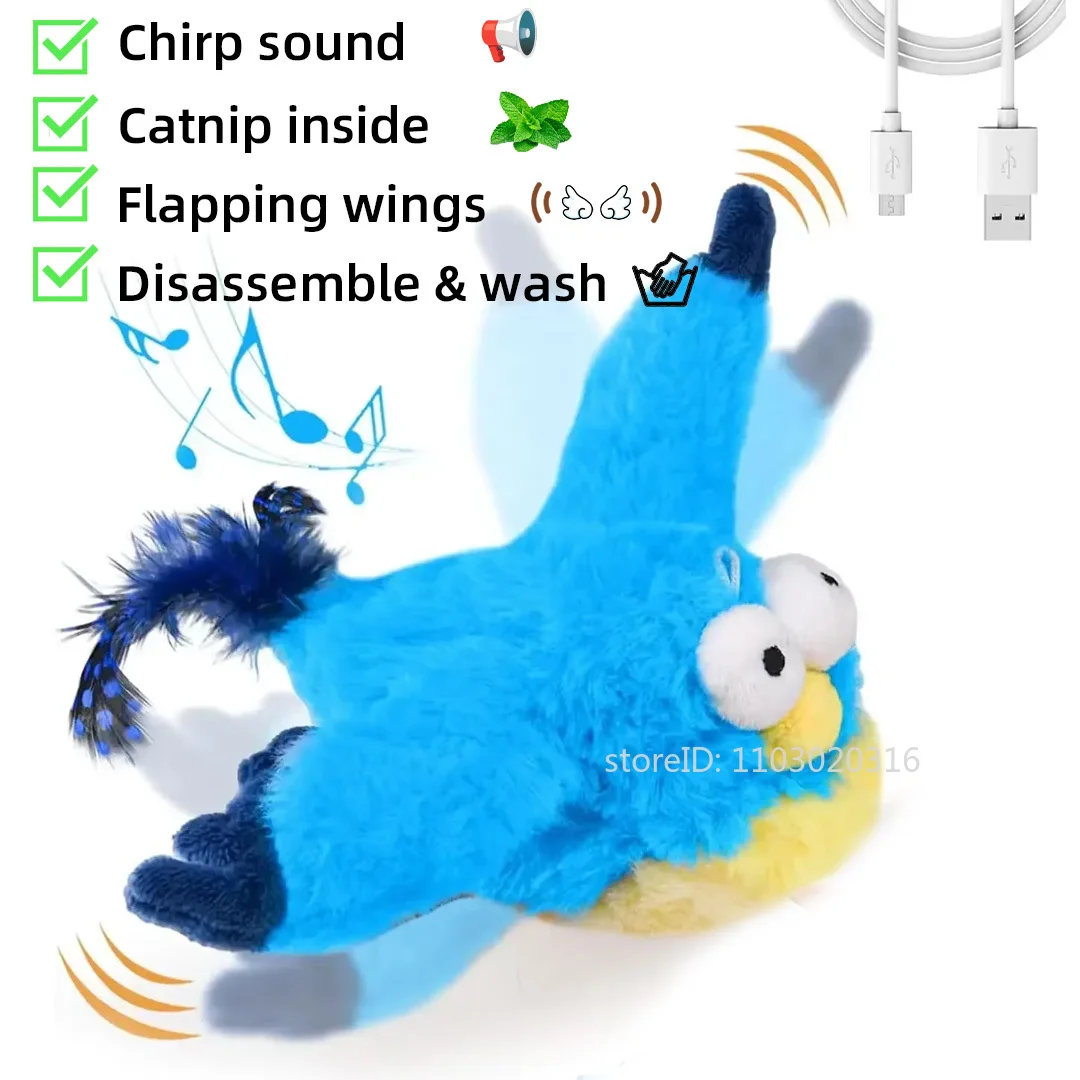 Flapping Bluebird