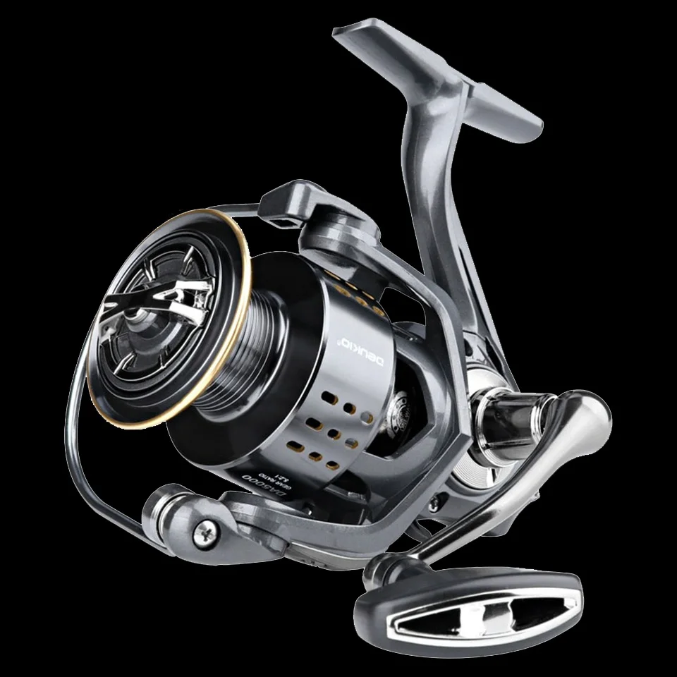 

WALK FISH DA2000-7000Serise Metal Spinning Reel Max Drag 15KG Gear Ratio 5.2:1/4.9:1 High Speed Fishing Wheel Fishing Tackle