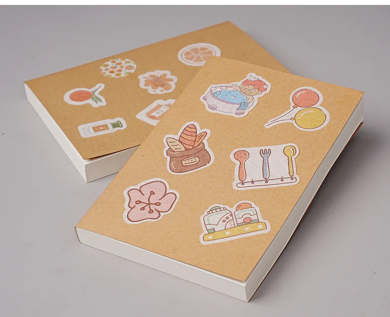 A5/B5 Dickes 100/200 Blatt Kraft DIY Notizbuch Blanko Journal Entwurfsbuch für Schüler Lehrer Schule Büro Schreibwaren – Detail 12