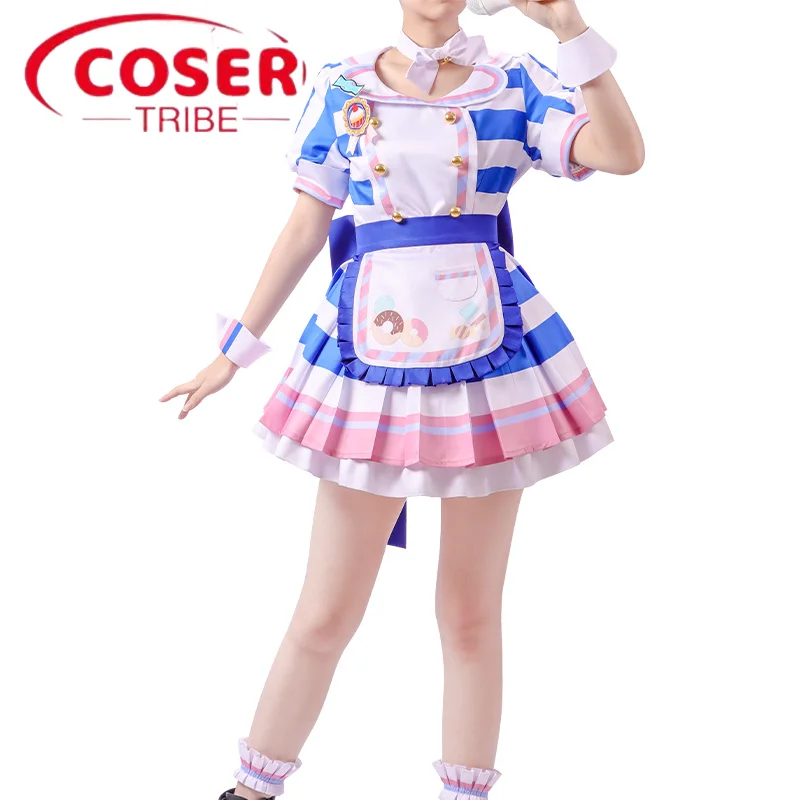

COSER TRIBE Anime Game Pretty Derby Hishi Akebono Halloween Carnival Role Play Costume Complete Set