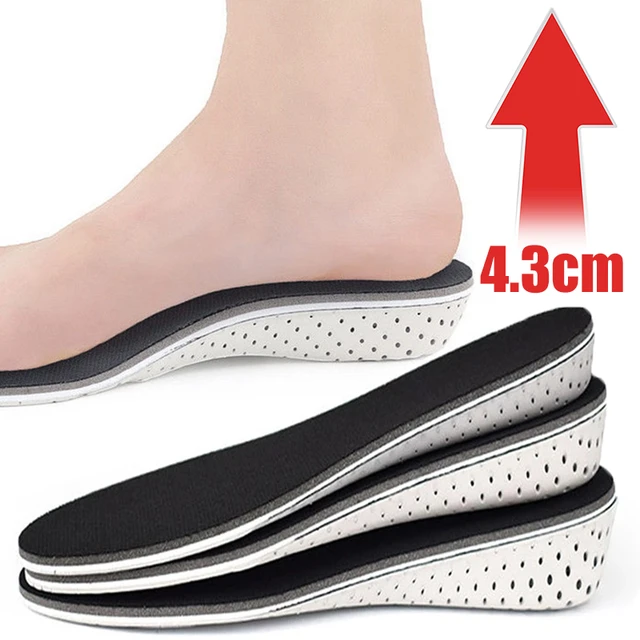 GetUSCart- SQHT Height Increase Insoles - 1 Inch Heel Lift for Achilles  Tendonitis, Heel Pain and Leg Length Discrepancy, Shoe Inserts for Men and  Women (Large (1