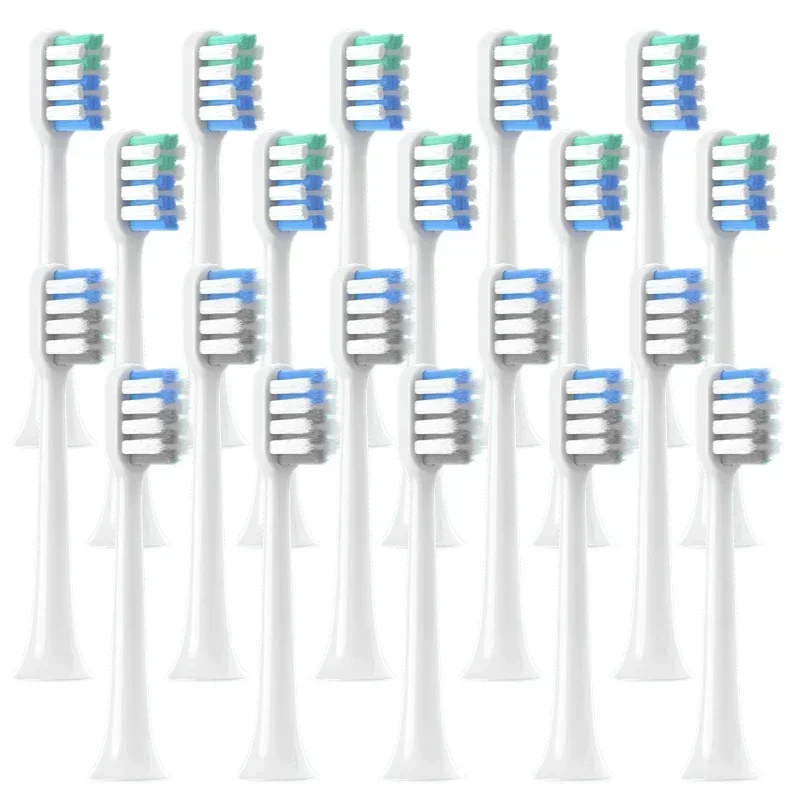 

Replacement DR BEI C1 10PCS for Sensitive Clean Whitening Brush Soft DuPont Bristle Nozzles Sonic Electric Toothbrush Brush