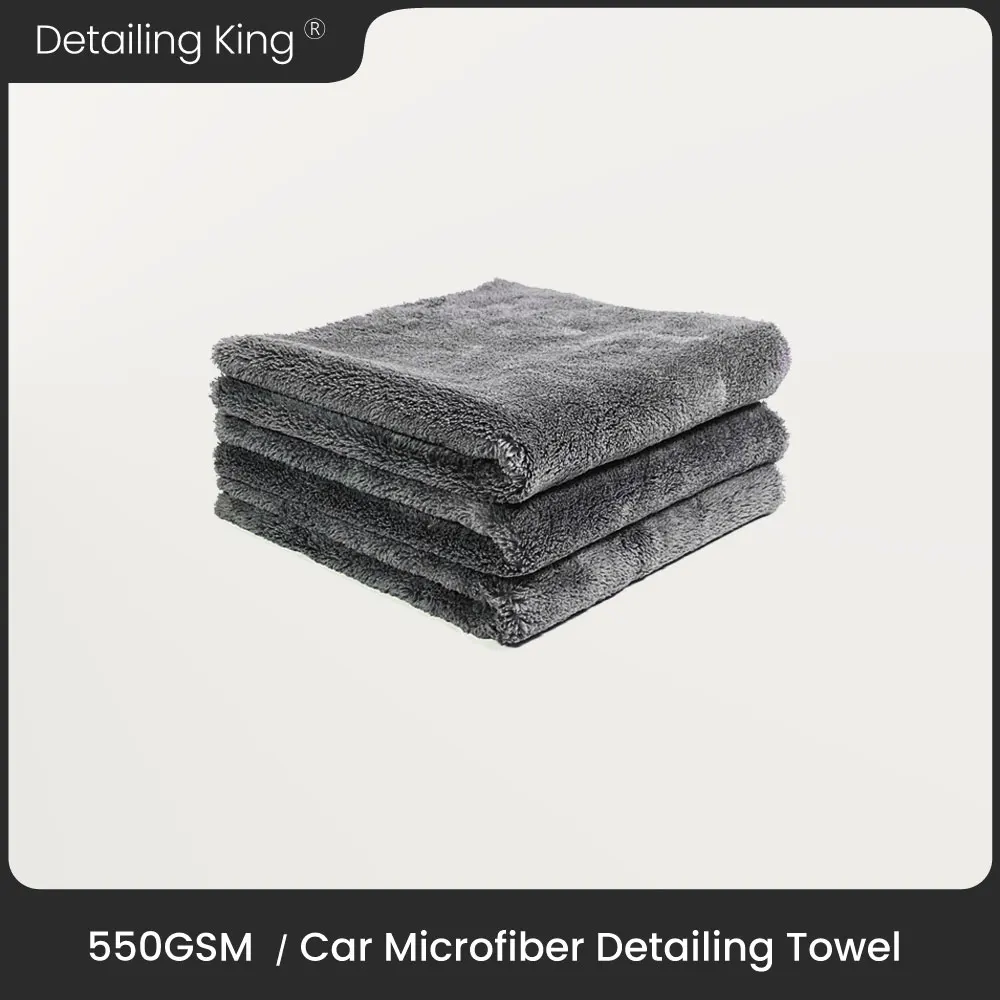 3PCS 550GSM Edgeless Microfiber Car Cleaning Towel Ultra Soft/Short Fluff Car Detailing Towel Auto Detailing microfiber towel cleaning cloth microfiber cleaning cloths microfiber car towel microfiber towels fiber towel microfiber washing towel car drying towel fiber car wipes drying cloth
