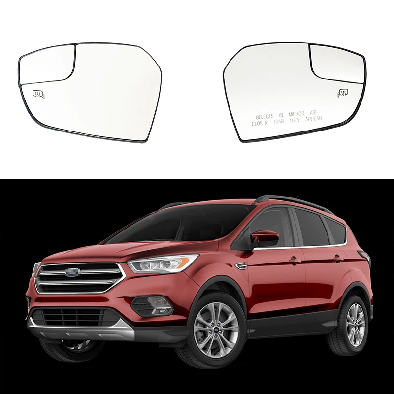 Автомобильное левое и правое зеркало заднего вида с подогревом для Ford Escape 2017, 2018, американская версия, GJ5Z17K707A, GJ5Z17K707G