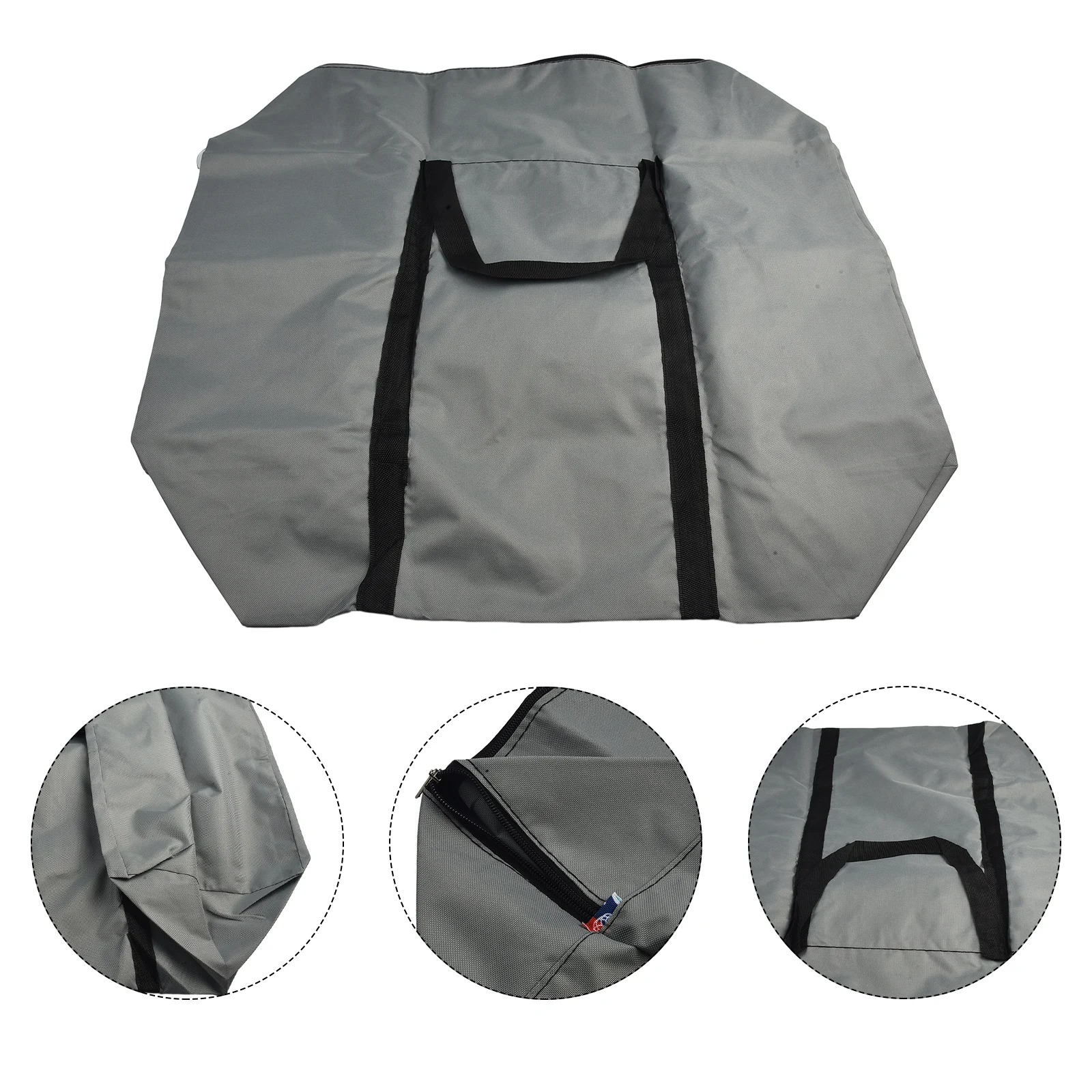 Sac De Rangement En Maille Pour Kayak, Pêche Ou Bateau - 44x35cm - Nylon Noir