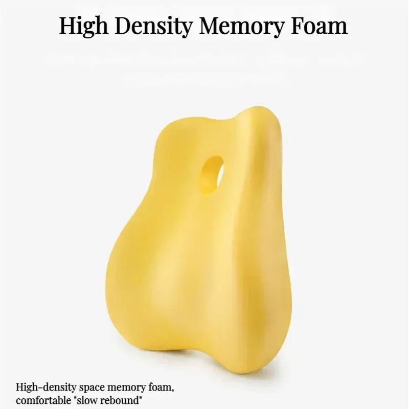Memory Foam Office Chair Cushion Car Seat Support Waist Pillow Massage Lumbar Pain Relief Cushion Slow Rebound Orthopedic Pillow 5