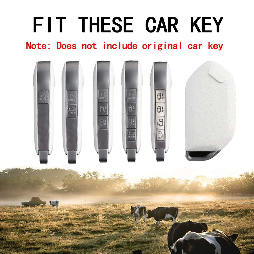 Étui En Cuir Pour Clé De Voiture - Compatible Kia Carnival, EV9, Picanto GT Line 2024 - Protection Contre Les Chocs Et Rayures