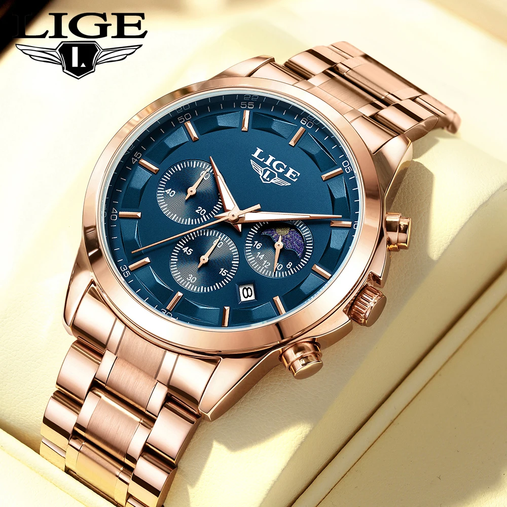 Luminous Date Chronograph Watch