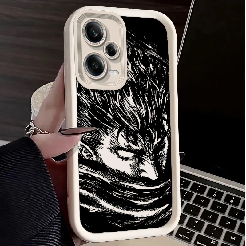 Anime Berserker Cool Art Per Redmi K50 K40 K30 K20 12C 10C 9C 9At 9A Ultra Pro Prime Eye Ladder Phone Case