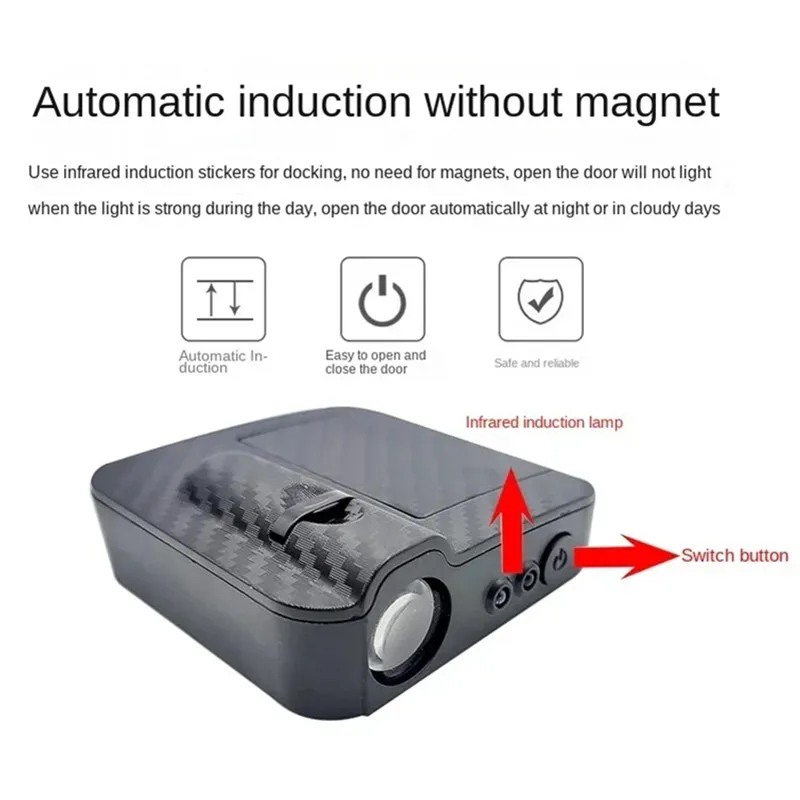 LED Car Door Welcome Lights Projector Accessories For Citroen C ELYSEE C2 C3 C4 GRAND PICASSO C5 C6 C8 Xsara Saxo C4L DS3 4 5 6