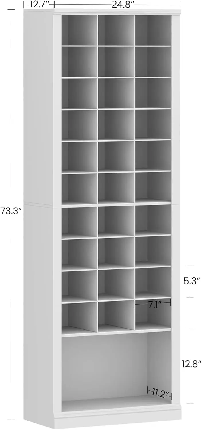 11-Tier  Cabinet, Free Standing Closet Organizers and Storage with 31 Open Cubbie, Space Saving Shoe Rack for Entryway, Bedroom 2
