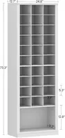 11-Tier  Cabinet, Free Standing Closet Organizers and Storage with 31 Open Cubbie, Space Saving Shoe Rack for Entryway, Bedroom 2
