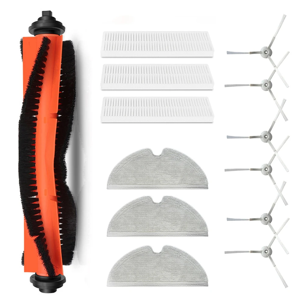 Roller Brush Side Brush Filter Mop Cloth For Xiaomi V3 Max V-RVCLM27B Robot Vacuum Cleaner Main Brush Rag Pad Sweeper Part 6