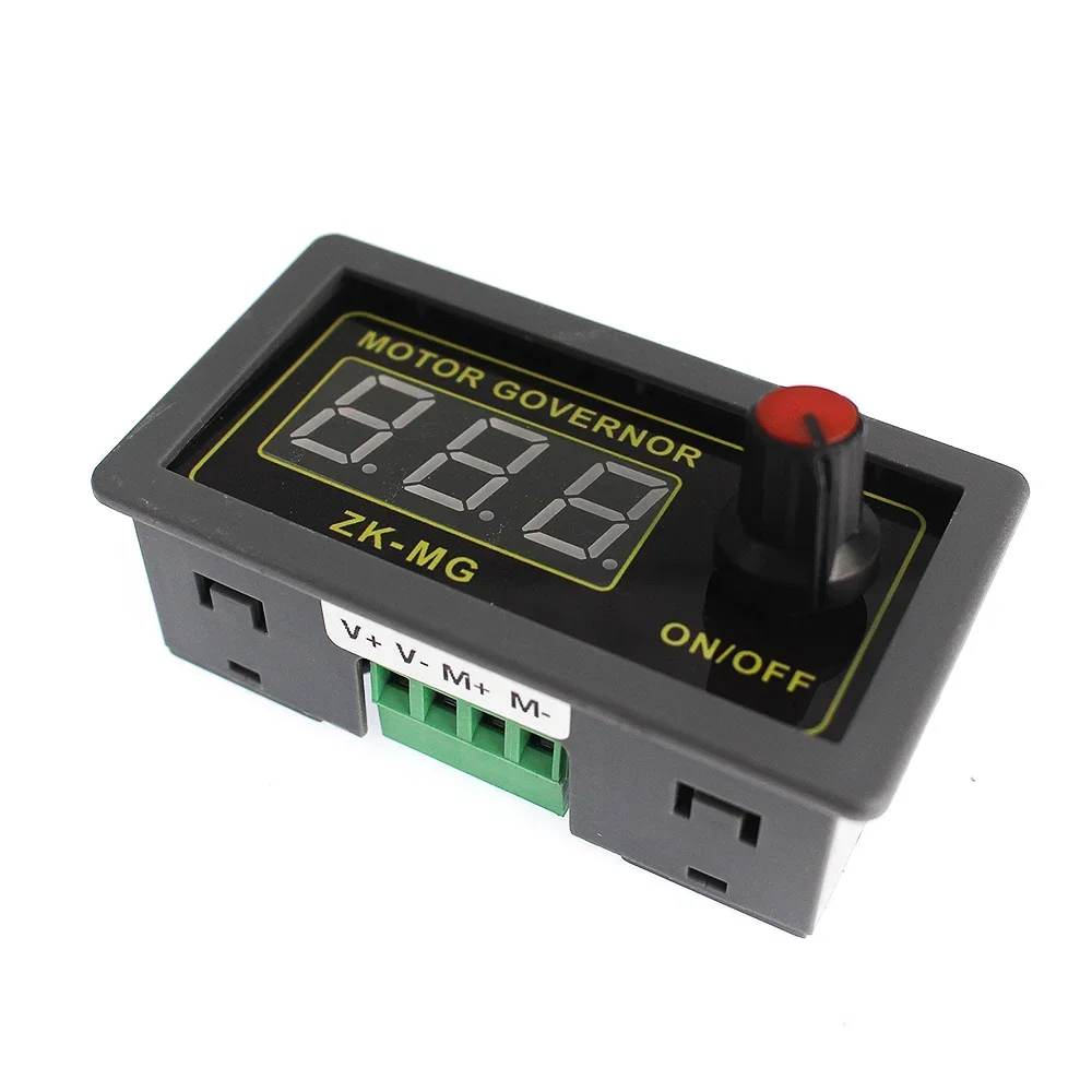 DC 5A Motor Controller DC 5-30V 12V 24V PWM Adjustable Speed Digital display encoder duty ratio frequency MAX 15A ZK-MG