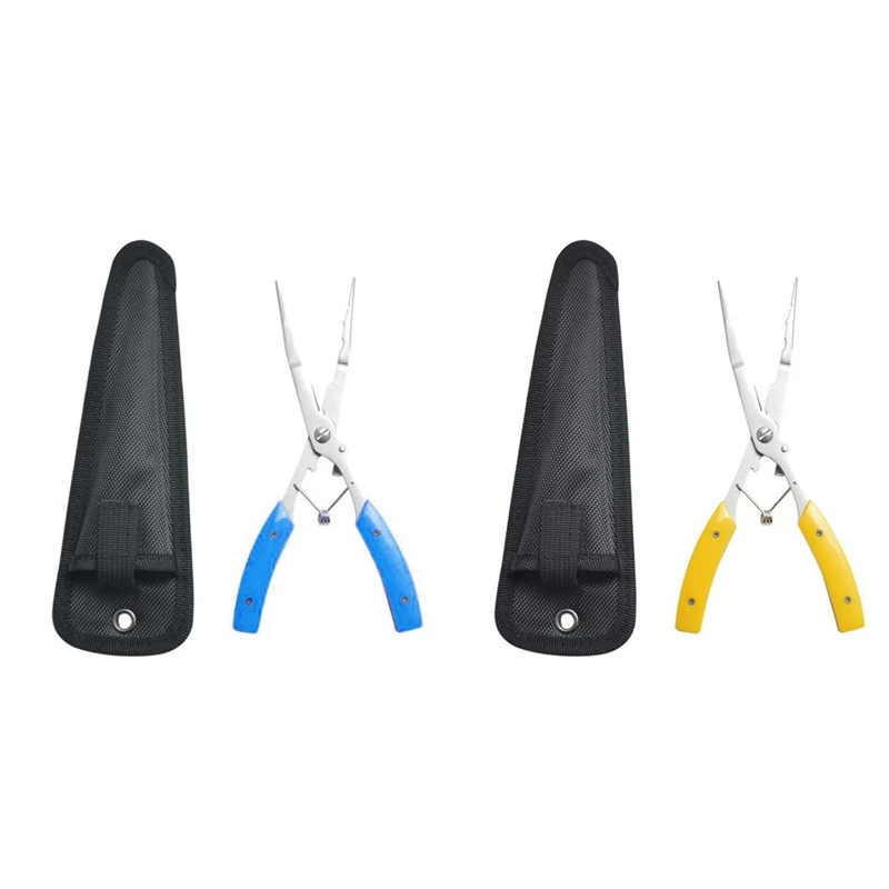 

Многофункциональные рыболовные плоскогубцы, удобные Захваты из АБС-пластика с сумкой для хранения и шнурком для рыбалки в пресной и соленой воде