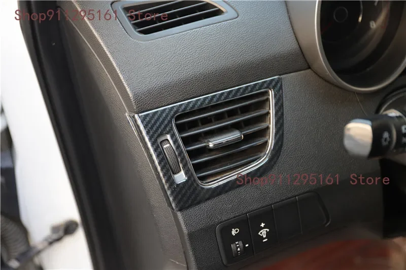 

For Hyundai Elantra 2012-2016 Interior Both Side Air Conditioning Outlet Vent decoration trim Cover Sticker Car Accessories