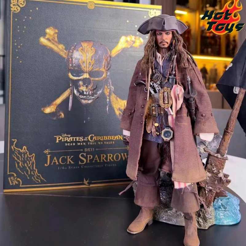 

New In Stock Hottoys Ht Dx15 Pirates Of The Caribbean 5 Captain Jack Johnny Depp Action Doll Gift